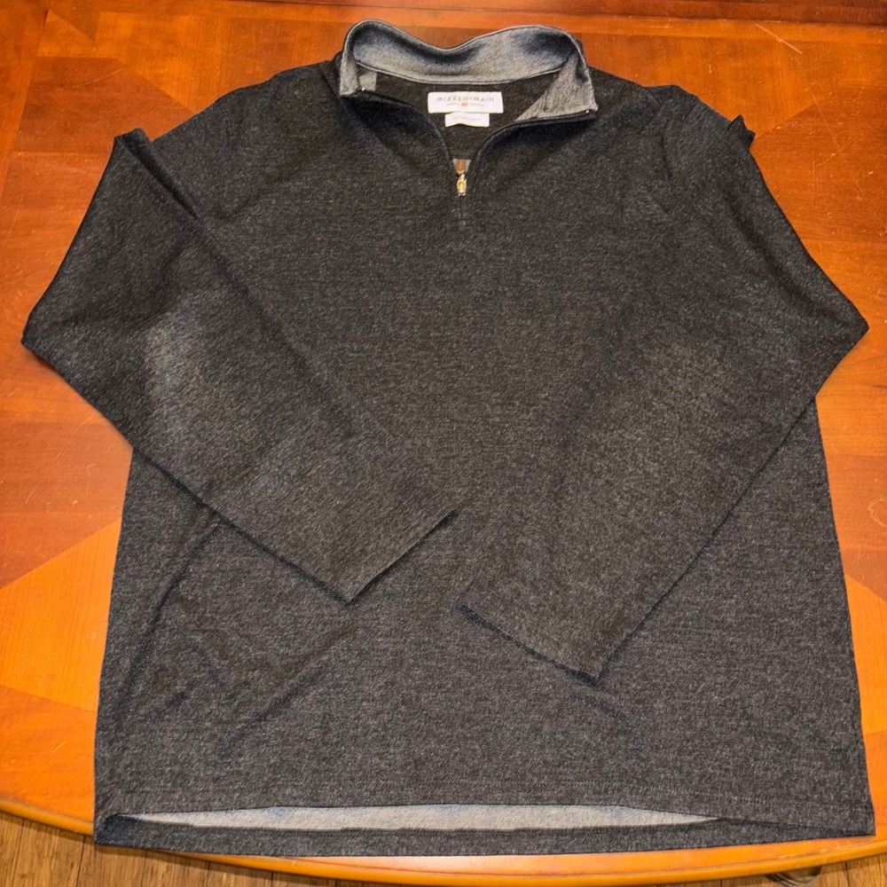 Mizzen + Main | Mens XXL | Gray Pullover | Quarter Zip | Long Sleeve Shirt‎